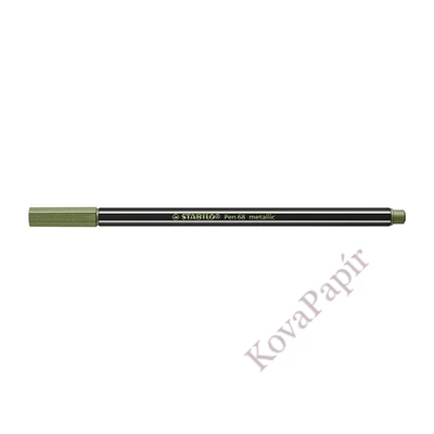 Filctoll STABILO Pen 68 metallic világoszöld