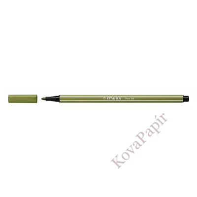 Filctoll STABILO Pen 68 sárzöld