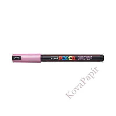 Filctoll UNI Posca PC-1MR metál rózsaszín