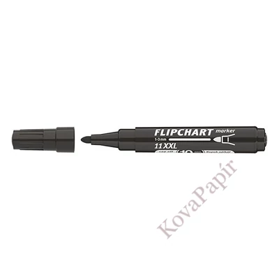 Flipchart marker ICO Artip 11 XXL kerek fekete 1-3mm