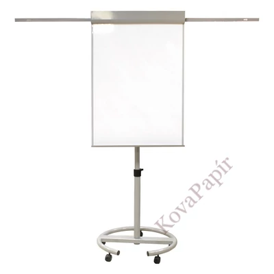 Flipchart tábla OPTIMA mágneses felület gurulós 70x100cm mobil állítható magasság