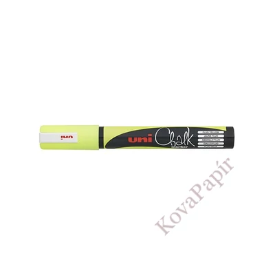 Folyékony kréta UNI PWE-5M fluor sárga