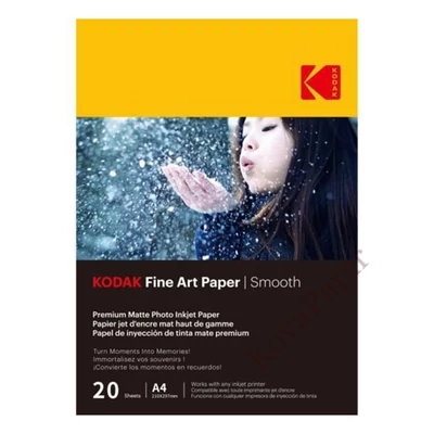 Fotópapír KODAK Fine Art Smooth A/4 230 g 20 lapos
