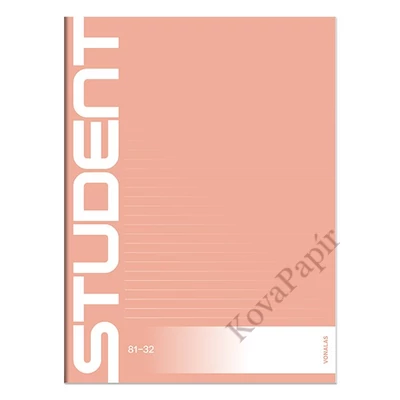 Füzet vonalas ICO Student A/4 32 lapos 81-32