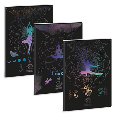 Füzet kockás ARS UNA A/4 40 lapos Extra kapcsos Mystic Constellation