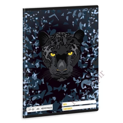 Füzet kockás ARS UNA A/5 32 lapos 27-32 Black Panther