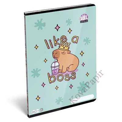Füzet sima LIZZYSULI A/4 32 lapos 80-32 Lollipop Capybara