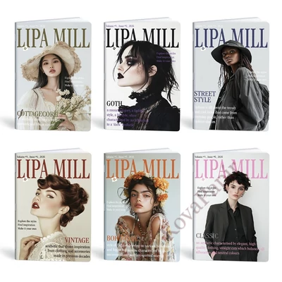 Füzet vonalas LIPAMILL A/4 40 lapos Style magazine