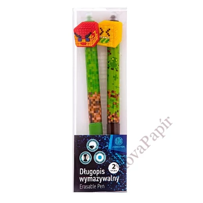 Golyóstoll ASTRA PEN radírozható pixel 0,5 mm 2 darabos
