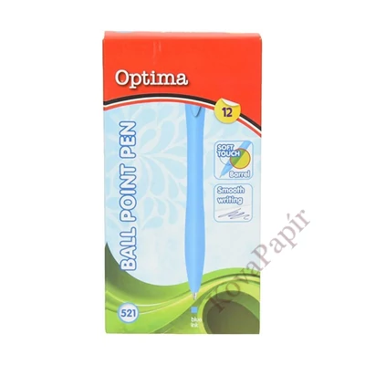 Golyóstoll OPTIMA nyomógombos 521 v.kék