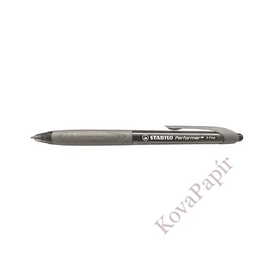 Golyóstoll STABILO Performer+ 328XF fekete/szürke