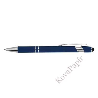 Golyóstoll  fém touch pen érintőképernyőhöz s.kék