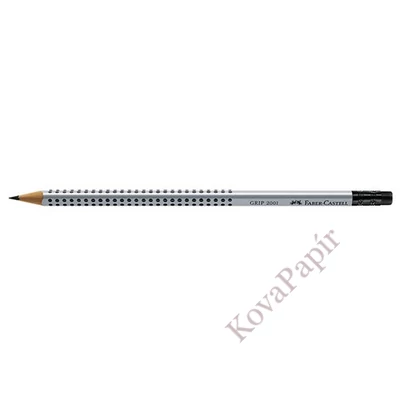 Grafitceruza FABER-CASTELL Grip 2001 B háromszögletű radíros