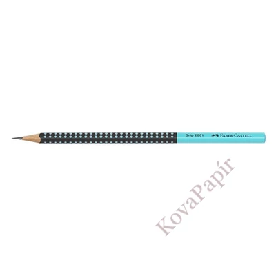 Grafitceruza FABER-CASTELL Grip 2001 HB kéttónusú fekete/türkiz