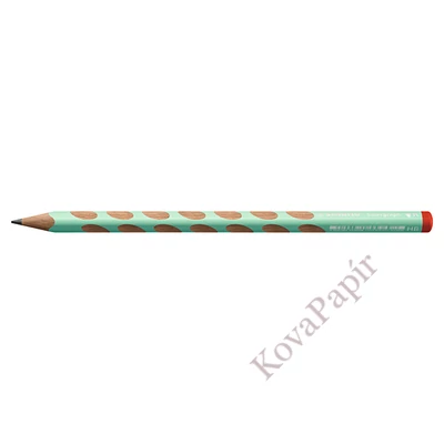 Grafitceruza STABILO Easygraph Pastel HB háromszögletű jobbkezes zöld