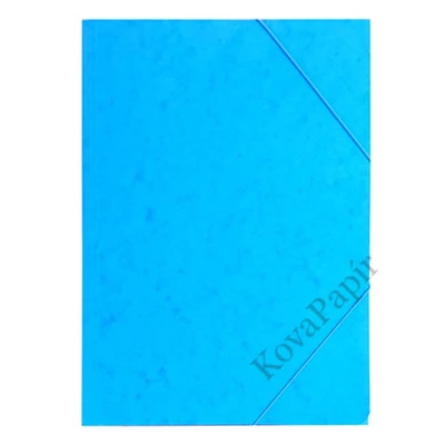 Gumis mappa A/4 prespán világoskék 345 g