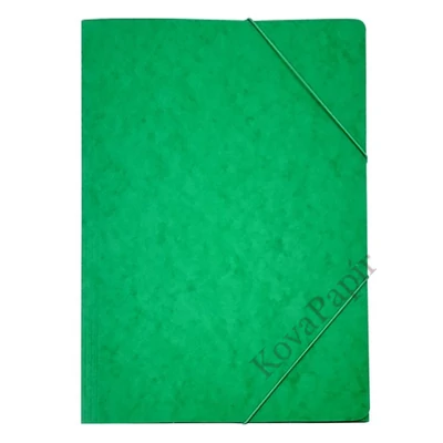 Gumis mappa A/4 prespán zöld 345 g