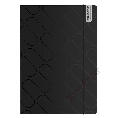 Gumis mappa ICO Student A/4 Black Prémium