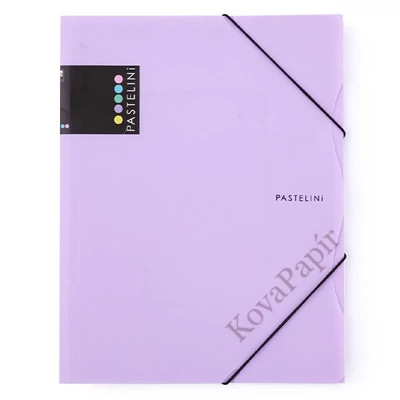 Gumis mappa PASTELINI PP A/4 lila