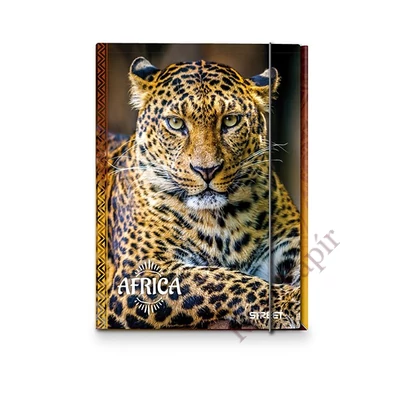 Gumis mappa STREET A/4 1 cm gerincvastag Africa