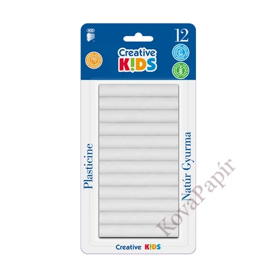 Gyurma ICO Creative Kids natúr 165 g 12 darabos