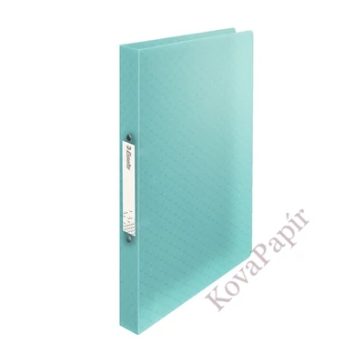 Gyűrűskönyv ESSELTE Colour Breeze A/4 25 mm 2 gyűrű PP átlátszó kék