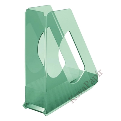 Irattartó papucs ESSELTE Colour`Ice 68mm műanyag áttetsző zöld