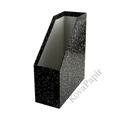 Irattartó papucs FORTUNA Fantasy 90 mm karton márvány mintás fekete