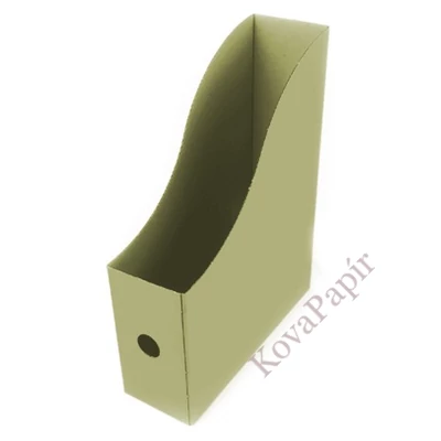 Irattartó papucs FORTUNA 80 mm karton összehajtható natúr