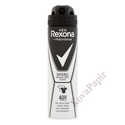 Izzadásgátló deo férfi REXONA Invisible Black & White 150ml