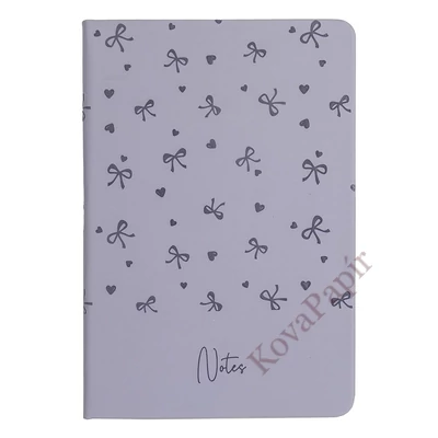Jegyzetfüzet vonalas CREATIVE Cute bow A/6 96 lapos keményfedelű