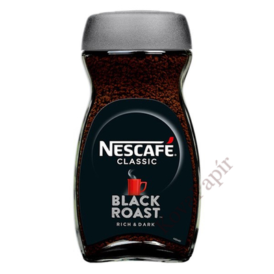 Kávé instant NESCAFE Black Roast üveges 200g