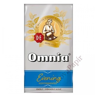 Kávé őrölt DOUWE EGBERTS Omnia Evening koffeinmentes 250 g