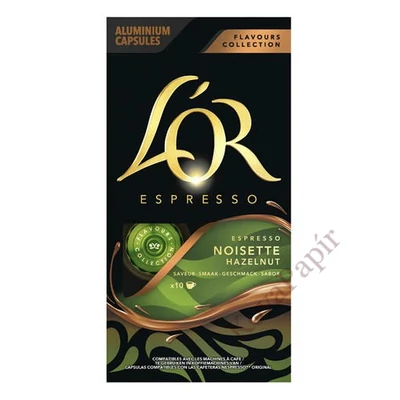 Kávékapszula L`OR Mogyorós Nespresso kompatibilis 10 kapszula/doboz