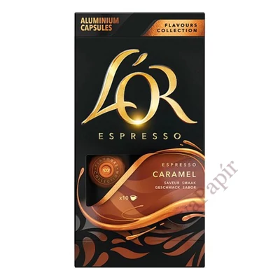 Kávékapszula L`OR Caramell Nespresso kompatibilis 10 kapszula/doboz