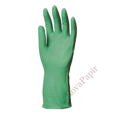 Kesztyű vegyszerálló COVERGUARD nitril érdes zöld 9-es 2 darab/pár
