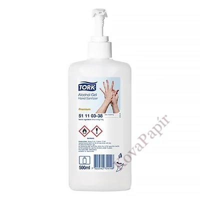 Kézfertőtlenítő gél TORK alkoholos pumpás 500 ml