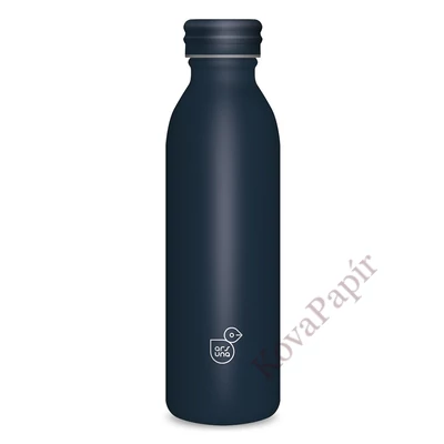 Kulacs duplafalú ARS UNA fém 600 ml Midnight blue 5551