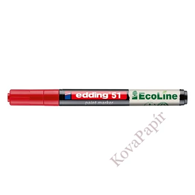 Lakkmarker EDDING 51 1-2 mm piros