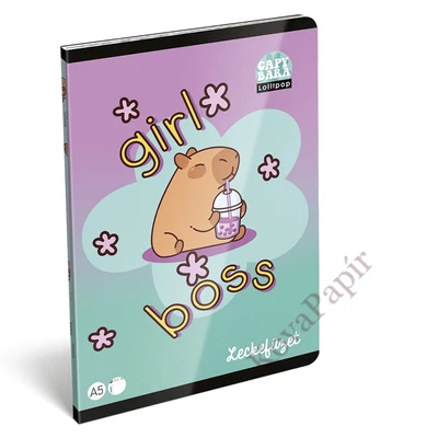 Leckefüzet LIZZYSULI A/5 40 lapos Lollipop Capybara