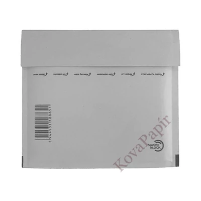 Légpárnás tasak CD szilikonos fehér 165x180mm