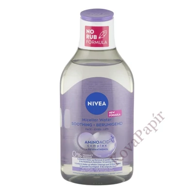 Micellás víz NIVEA érzékenybőrre 400 ml
