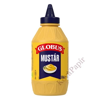 Mustár GLOBUS flakonos 500g