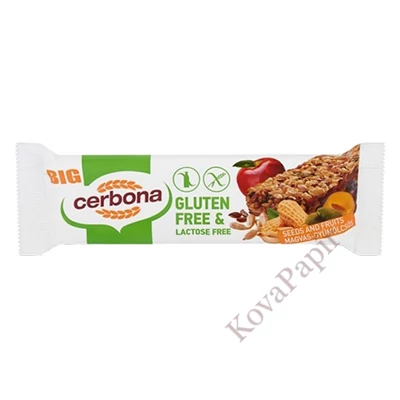 Müzliszelet CERBONA gluténmentes magvas-gyümölcsös 35 g