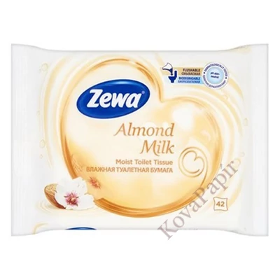 Nedves toalettpapír ZEWA Almond Milk 42 darabos
