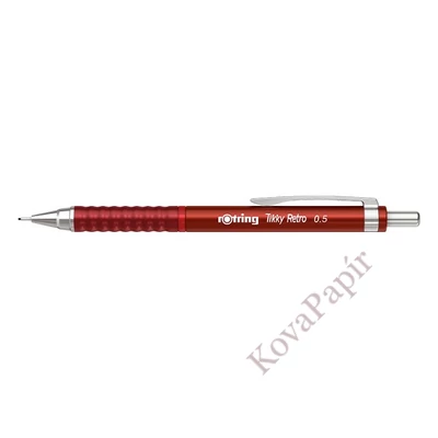 Nyomósirón ROTRING TIKKY Retro 0,5 mm piros