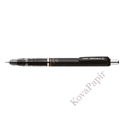 Nyomósirón ZEBRA DelGuard 0,5 mm fekete