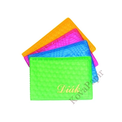 Okmánytartó diák felirattal színes neon fekvő 6 lapos