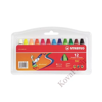 Olajpasztell STABILO 2612 12 darabos