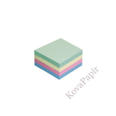Öntapadós jegyzettömb GLOBAL Notes Cube 3820-98 75x75mm pasztell 400 lap